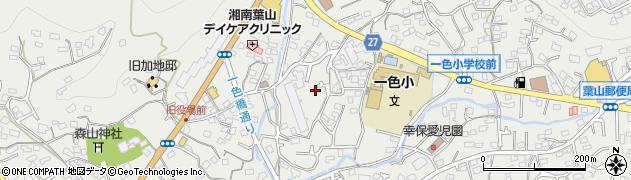 神奈川県三浦郡葉山町一色1168-16周辺の地図