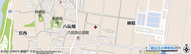 愛知県稲沢市祖父江町祖父江（八反畑）周辺の地図