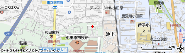 神奈川県小田原市荻窪340周辺の地図