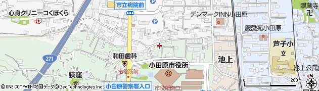 神奈川県小田原市荻窪337周辺の地図