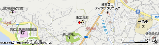 神奈川県三浦郡葉山町一色1693周辺の地図