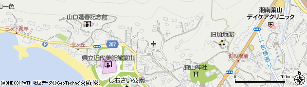 神奈川県三浦郡葉山町一色1673周辺の地図