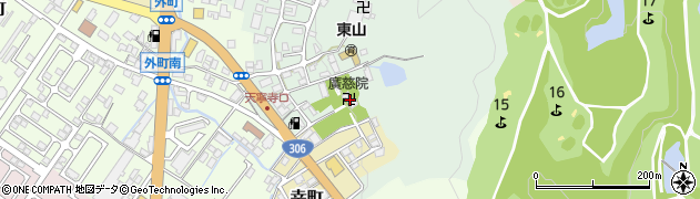 広慈院周辺の地図