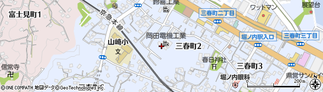 岡田電機工業株式会社　本社周辺の地図