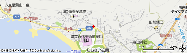 神奈川県三浦郡葉山町一色2228周辺の地図