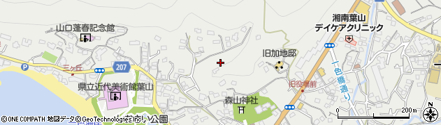 神奈川県三浦郡葉山町一色1588周辺の地図