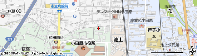 神奈川県小田原市荻窪341周辺の地図