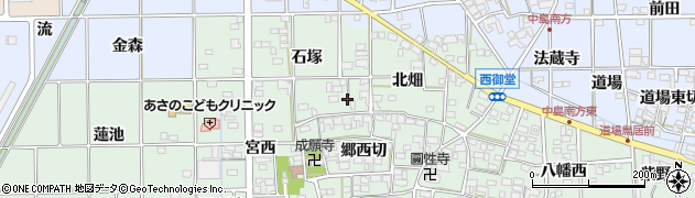 愛知県一宮市萩原町西御堂石塚977周辺の地図