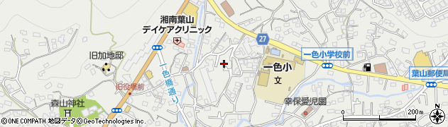 神奈川県三浦郡葉山町一色1168-14周辺の地図