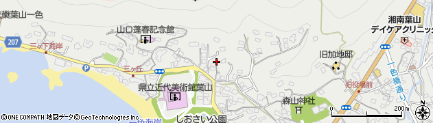 神奈川県三浦郡葉山町一色1659周辺の地図
