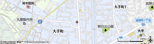 愛知県春日井市大手町1307周辺の地図