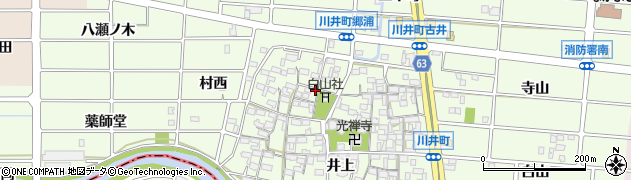愛知県岩倉市川井町井上1334周辺の地図