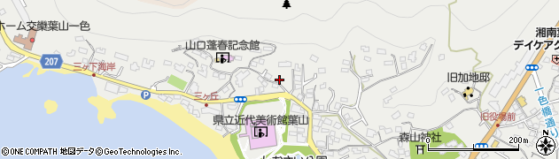 神奈川県三浦郡葉山町一色1655周辺の地図
