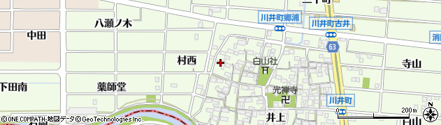 愛知県岩倉市川井町井上1395周辺の地図