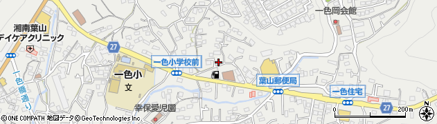 神奈川県三浦郡葉山町一色1016周辺の地図
