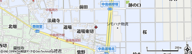 愛知県一宮市萩原町中島大上海道64周辺の地図