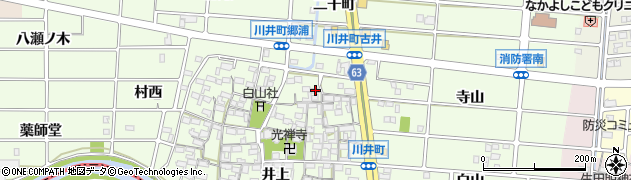 愛知県岩倉市川井町井上1423周辺の地図