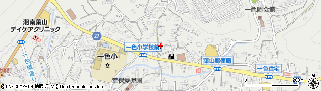 神奈川県三浦郡葉山町一色1030周辺の地図