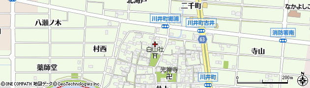愛知県岩倉市川井町井上1412周辺の地図
