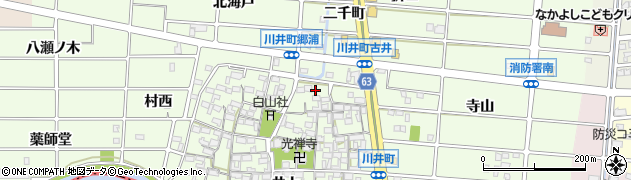 愛知県岩倉市川井町井上1421周辺の地図