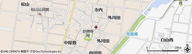 愛知県稲沢市祖父江町祖父江寺内8周辺の地図