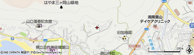 神奈川県三浦郡葉山町一色1620周辺の地図