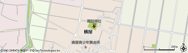 岐阜県養老町（養老郡）横屋周辺の地図