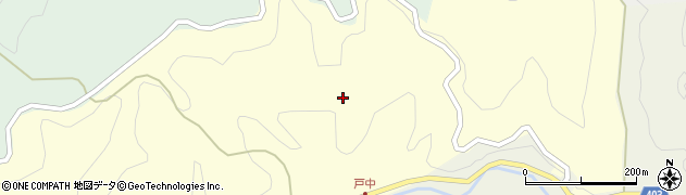岐阜県恵那市串原戸中周辺の地図