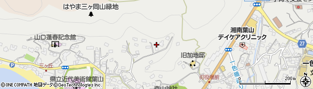 神奈川県三浦郡葉山町一色1595周辺の地図