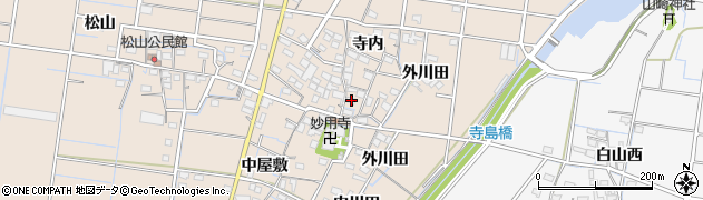 愛知県稲沢市祖父江町祖父江寺内11周辺の地図