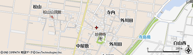 愛知県稲沢市祖父江町祖父江寺内309周辺の地図