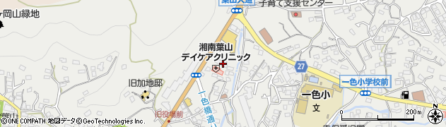 神奈川県三浦郡葉山町一色1742周辺の地図