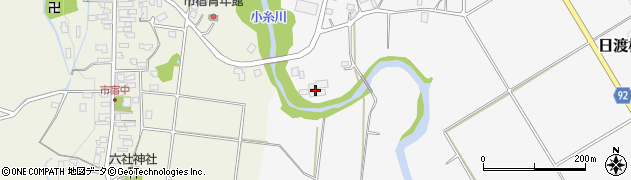 小糸川温泉周辺の地図