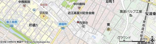 滋賀県彦根市錦町6周辺の地図