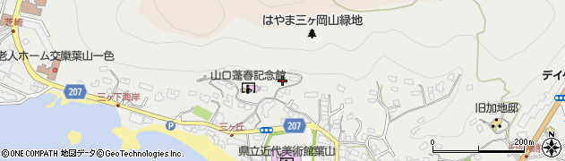 神奈川県三浦郡葉山町一色2332周辺の地図