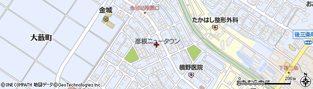 滋賀県彦根市大藪町2152周辺の地図