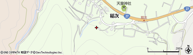 京都府京丹波町（船井郡）稲次（清水）周辺の地図