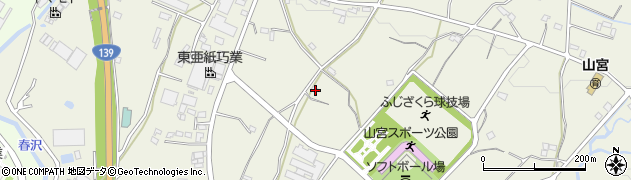 静岡県富士宮市山宮2038周辺の地図