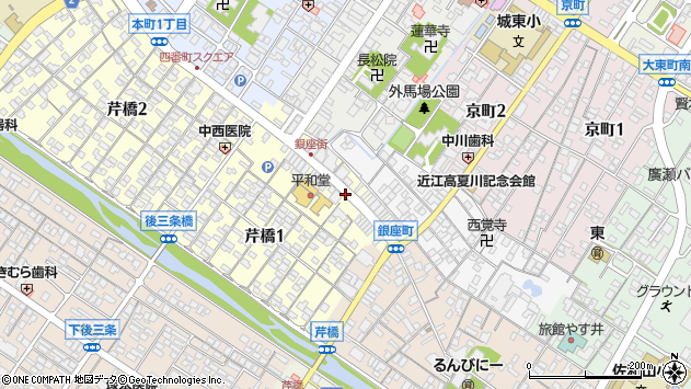 〒522-0088 滋賀県彦根市銀座町の地図