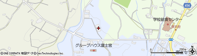 静岡県富士宮市外神1844周辺の地図