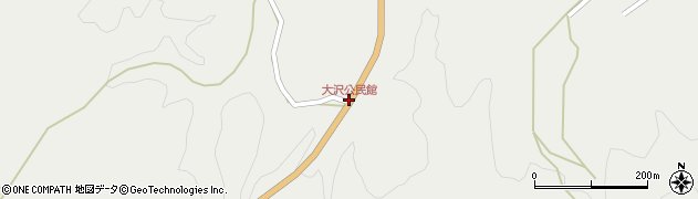 大沢公民館周辺の地図