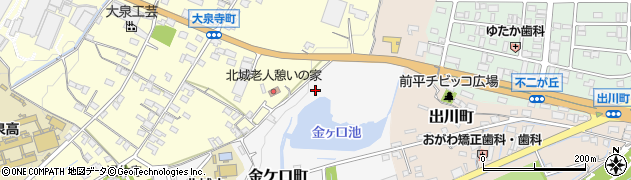 愛知県春日井市金ケ口町周辺の地図