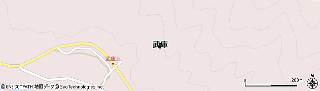 鳥取県江府町（日野郡）武庫周辺の地図