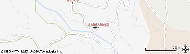 愛知県豊田市小原北町（南郷）周辺の地図
