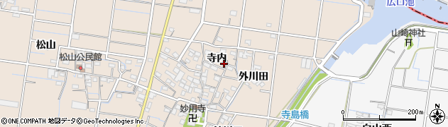 愛知県稲沢市祖父江町祖父江寺内28周辺の地図