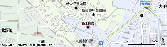 愛知県春日井市大手町1075周辺の地図