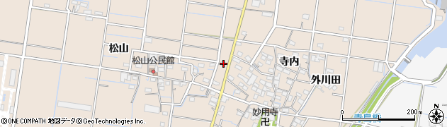 愛知県稲沢市祖父江町祖父江寺内59周辺の地図