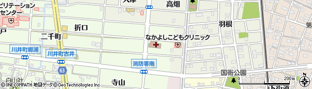 愛知県岩倉市川井町八長周辺の地図