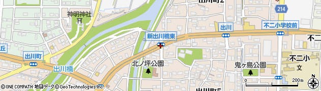 新出川橋東周辺の地図