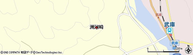 鳥取県江府町（日野郡）洲河崎周辺の地図